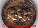 alte BEATLES Münze 1966 MEDAILLE Star-Club AUTOGRAMM