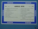 Arnold Rose, violiin: Historical records Rococo 2044