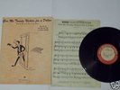KING COLE TRIO GIVE ME 20 NICKLES FOR A DOLLAR ACETATE