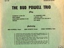 BUD POWELL TRIO ROYAL ROOST RLP 401 10