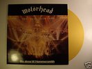 motorhead LP no sleep till...yellow v. - signed by band