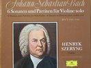 HENRYK SZERYNG Violin BACH Snts & Prts   DGG STEREO Box