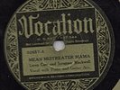 LEROY CARR SCRAPPER BLACKWELL VOCALION BLUES 78 rpm E-