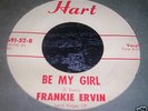 Rare Original Doo Wop Group 45 - Frankie Ervin  - Hart