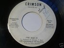 LEE ANDREWS - I'VE HAD IT - Original US Crimson  DJ