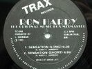 Ron Hardy - Sensation - Trax Records- Black Labels