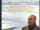 Bruno Walter Bruckner Symphony No 4 Columbia Six Eye