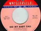 STEVE MANCHA 45 Did My Baby Call NORTHERN SOULWheelsvil