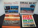 4 DRAG STRIP , HOT ROD RECORD ALBUMS DEL FI, BATTLE