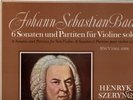SZERYNG BACH SOLO VIOLIN DG STEREO TULIP 3 LP BOX
