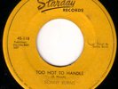 EARLY ROCKABILLY 45 STARDAY 188 SONNY BURNS TOO HOT TO