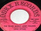 RARE NORTHERN SOUL 45:VIKKI STYLES-TEARS-ODEX-HEAR