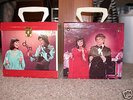 2 Donny/Marie Osmond Record Cases + 98 45 RPM Records