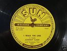 JOHNNY CASH ROCKABILLY- I WALK THE LINE - SUN EX+ 78