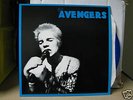 The Avengers - S/T 1st LP Blue Vinyl Go Records Punk