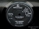 Beatles Lady Madonna UK 1st Press 45 + FAN CLUB INSERT