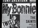 Beatles My Bonnie 1962 German Polydor 45 + Twist P/S EX