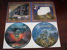 IRON MAIDEN SOMEWHERE BACK IN BRAZIL RARE 2 PICTURE LP