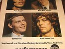 MICK JAGGER Performance rare '70 US Movie Poster STONES