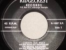 Very Rare Rockabilly EP - Lee Red Melson on Ridgecrest