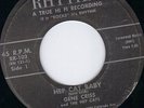 ROCKABILLY BOP REPRO   GENE CRISS   HEP CAT BABY (HEAR)