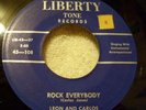 LEON AND CARLOS Local VA Rockabilly LIBERTY TONE 45 VG+