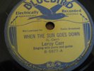 Leroy Carr on Bluebird 5877