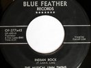 rare Rockabilly 45 MUSICAL LINN TWINS on BLUE FEATHER