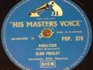 ELVIS PRESLEY-PARALYZED / WHEN MY BLUE MOON..-UK 78 RPM