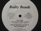 ROCK MASTER SCOTT It's Life ELECTRO RAP 12