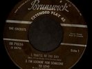 BUDDY HOLLY CRICKETS Brunswick 45 EP THAT'LL BE THE DAY