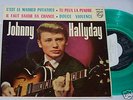 45T EP vert original +lang Johnny HALLYDAY ( Espagne)