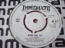 RARE UK 45 - JOEY VINE - DOWN AND OUT - MINT IMMEDIATE