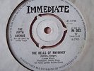 RARE UK 45- FIFTH AVENUE - BELLS OF RHYMNEY - IMMEDIATE