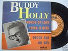 RARE 45 TOURS DE BUDDY HOLLY  * PEGGY SUE *