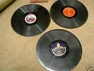 Three Old Russian Music 78 RPM Records