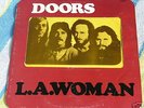 DOORS l.a. woman ORG US LP DIE CUT COVER w STICKER 1971