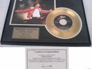 Michael Jackson GOLD Plated Record BEAT IT Disque d'or