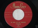 Orig'56 THE 5 SWANS 45 Girl Of My Dreams MUSIC CITY Lbl