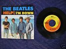 The Beatles 45 Help & I'm Down record & picture sleeve
