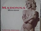 Madonna   - Holiday -   CLEAR VINYL PS 12