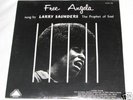 LARRY SAUNDERS Free Angela  SOUL/FUNK LP SS