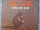 CHRIS BRITTON   As I Am    ORIG Page One UK-69 LP   NM-