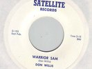 DON WILLIS - Warrior Sam / Boppin' High School Baby 45