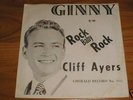 CLIFF AYERS Ginny/Rock Baby Rock RARE PICTURE SLEEVE NR