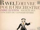 A. CLUYTENS plays RAVEL Vol 1 French COLUMBIA Stereo NM