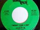 rare Soul 45 JUSTIN what can i do DOWN EAST Hear