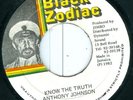 ANTHONY JOHNSON -KNOW THE TRUTH-BLACK ZODIAC 45CLIPMINT