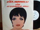 Liza Minnelli Live At Carnegie Hall Andy Warhol Cover