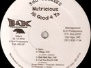Nutricious 360 Degrees All Good EP DC Indie Rap Listen